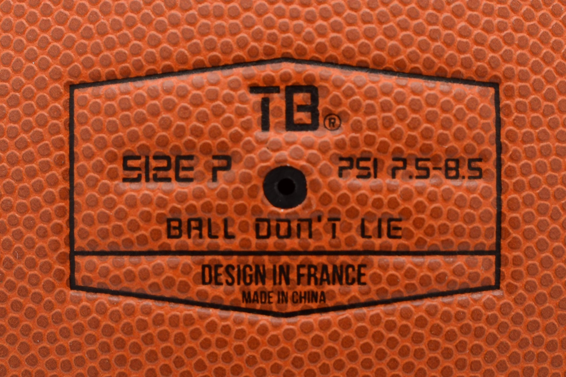 Ballon de Basket Officiel TB-HOF Size Logo